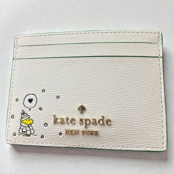 Kate Spade Peanuts x Kate Snoopy- Small Card Holder Wallet - KM583 - Snoopy - Picture 2 of 3